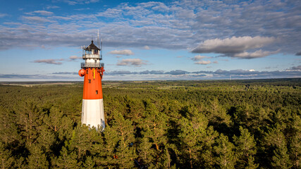 lighthouse on the coast, Stilo, Poland