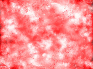 Abstract watercolor background with pink and white spots and splashes. Watercolor texture. Copy space. Illustration.