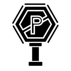 No parking zone Icon
