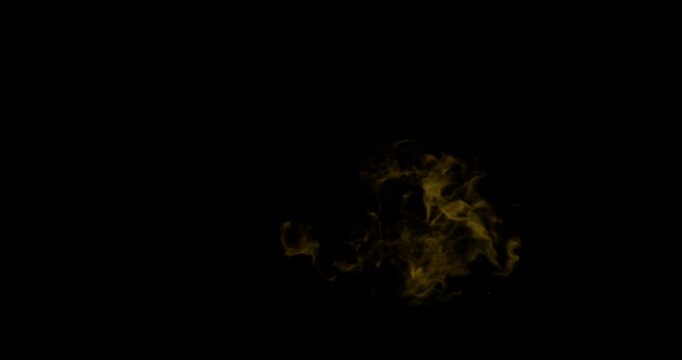 poison dagger hit effect on black background