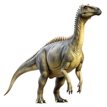Hadrosaurus Foulkii  Zuniceratops Christopheri  isolated on transparent background