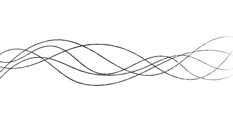 Technology abstract lines on white background. Undulate Grey Wave Swirl, frequency sound wave, twisted curve lines with blend effect	