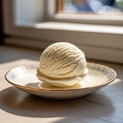 ice cream in a bowl
