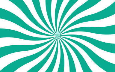 Abstract vivid, radial spiral burst pattern with red and white curved rays. Dynamic and symmetrical, using bold movement and energy. Retro, psychedelic feel reminiscent of vintage pop art.