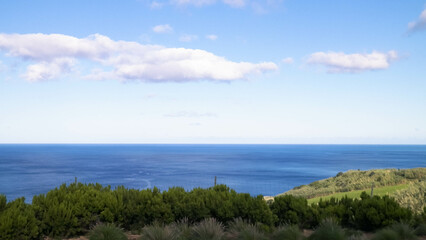 Fototapeta premium Coastal area of Sao Miguel, Azores islands.