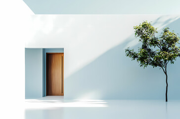 Modern Minimalist Exterior Entrance