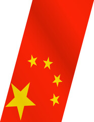 Stylized flag of China