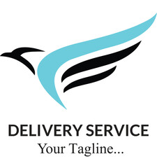 Fast Delivery Service Logo and Icon Vector File