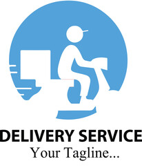 Delivery Truck Icon And Logo Vector File