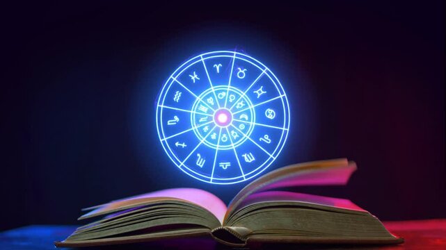 Zodiac signs and astrology with constellations, concepts, predictions, horoscopes, beliefs