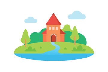 castle in the forest