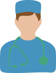 Male Doctor Illustration