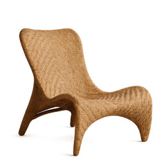 Modern design chair, serene minimal ergonomic design chair for modern comfort. Its stylish form and natural material present sophisticated seating solution perfect for contemporary