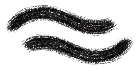Brush strokes templates, vector grunge paintbrush desing