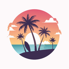 Vector logo design template and graphic element for advertising, branding, heart shape and love, funny cartoon illustrations with smiling character, valentine day mascot, self care ...