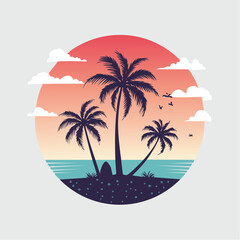 Vector logo design template and graphic element for advertising, branding, heart shape and love, funny cartoon illustrations with smiling character, valentine day mascot, self care ...