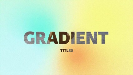Gradient Titles