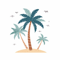 Vector logo and print design templates, summer prints, tropical hand drawn illustrations, seashell ilustrations