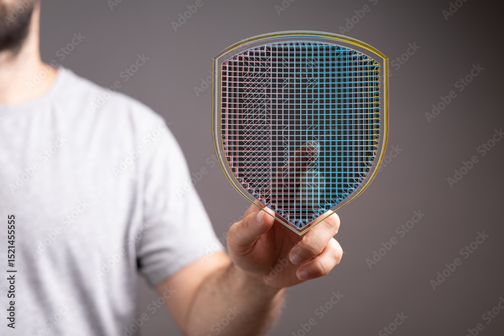 Poster Secure your data with advanced digital protection.  Reliable, robust, and innovative cybersecurity solutions.