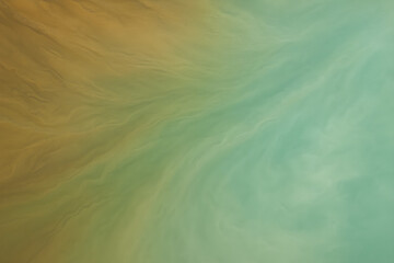 Obraz premium Abstract Green and Gold Swirl Texture