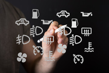 Learn to recognize common car dashboard warning lights and symbols.  Avoid costly repairs by understanding what they mean.