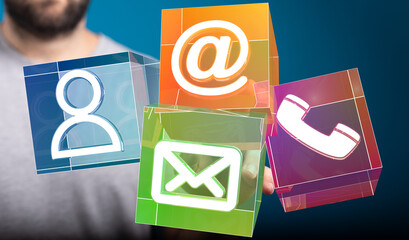 Easy ways to connect.  Email, phone, or profile - choose your preferred method.