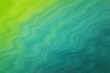 Obraz premium Abstract Green and Teal Wavy Background