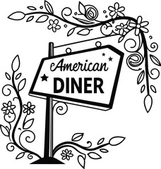 Vintage vector floral frame with ornate gold flower illustrations perfect for wedding invitations or decorative card designs