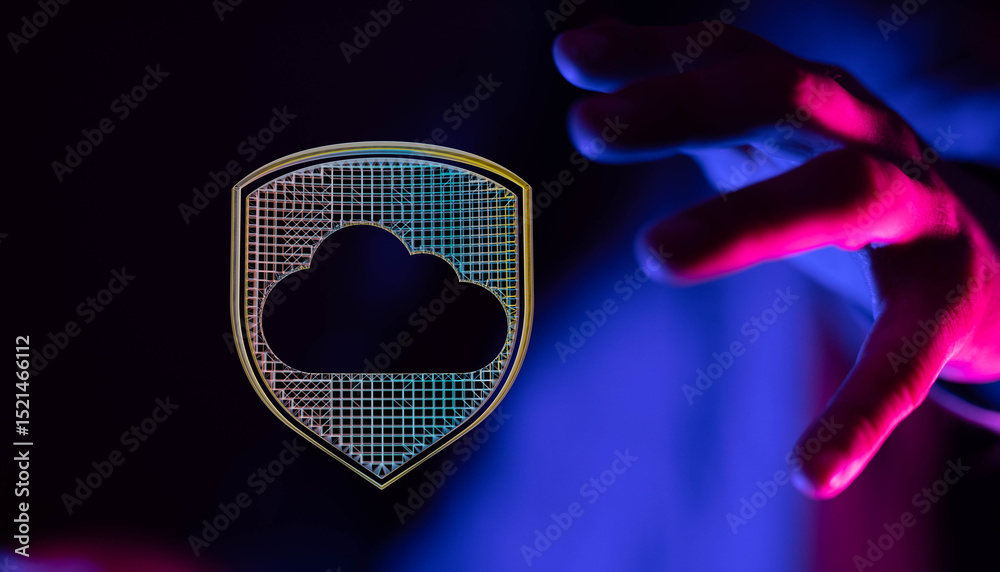 Aufkleber Secure your cloud data with robust encryption.  Prevent data breaches and ensure business continuity.