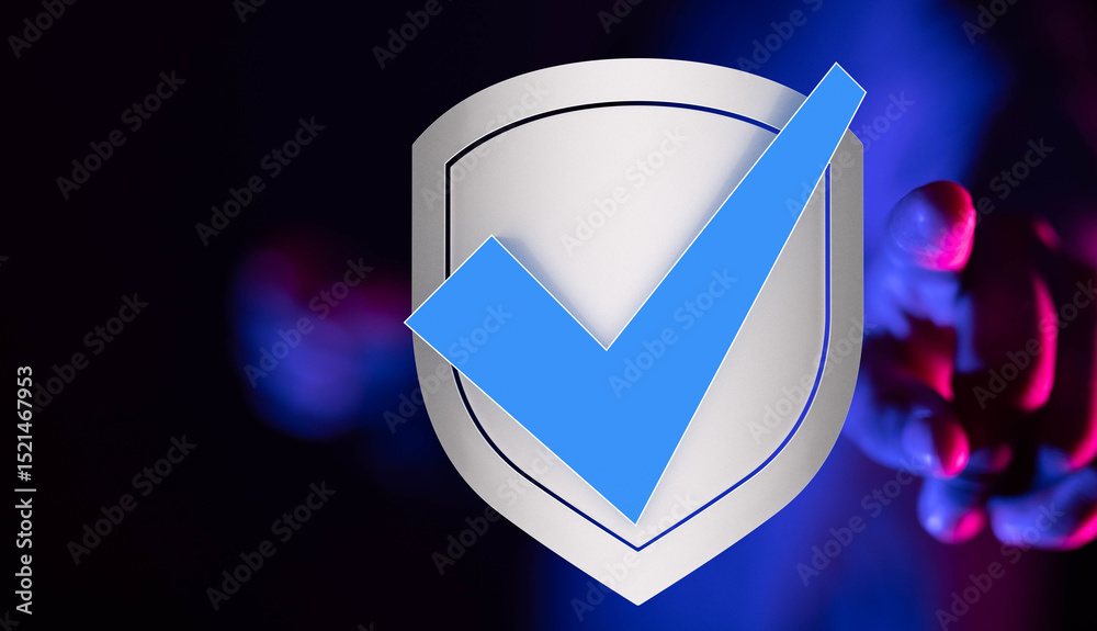 Poster secure your data with reliable cyber protection. guaranteed safety and verified security.