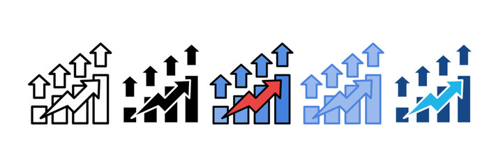 Arrow Up Icon Element For Design