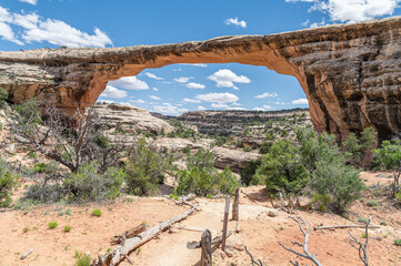Owachomo Natural Bridge in Natural Bridges National Monument, Utah, USA