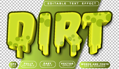  Dirt Mud Messy Smelly Grunge Fully Editable Vector Text File