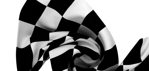 High-resolution image of a checkered flag, perfect for sports, racing, and competition themes.