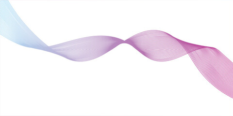 Dynamic design with flowing abstract motion and symmetrical mesh

