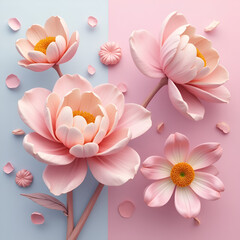 Fototapeta premium pink lotus flower