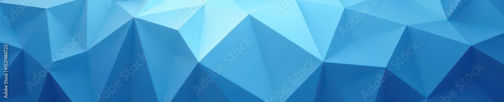 Wall mural abstract geometric pattern of overlapping, translucent triangles in varying shades of grey and blue 
