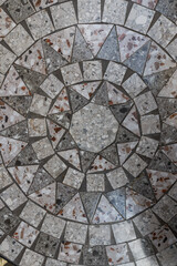 Mosaic Stone Tile Table Top Pattern .