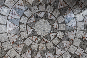 Mosaic Stone Tile Table Top Pattern .