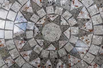 Mosaic Stone Tile Table Top Pattern .