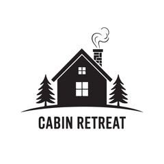 Cabin Retreat Logo: A Cozy Mountain Getaway
