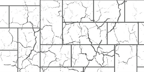  Abstract white template for wall gallery.