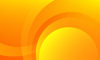 Abstract orange background with circles. Eps10 vector
