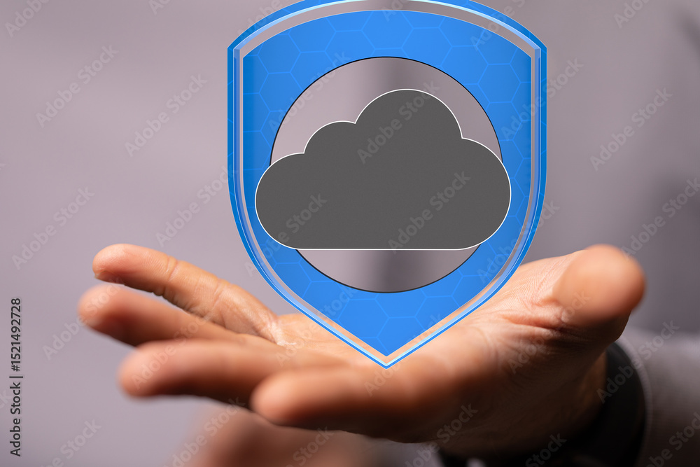 Poster safeguard your sensitive data with robust cloud security. ensure privacy and peace of mind.