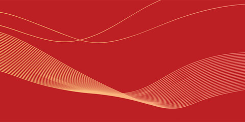 Wavy vector art with tech-style mesh and curves

