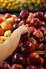 apples at the market