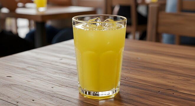 Nam manao limeade refreshing lime drink with salt on a restaurant table