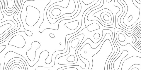 Abstract lines background. Contour maps. Vector illustration. The stylized height of the topographic map contour in lines and contours isolated on transparent. technology topo landscape grid map text	