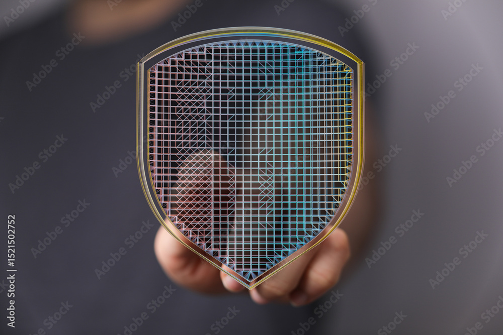 Poster Secure your data with advanced cybersecurity solutions.  Protect your information today!