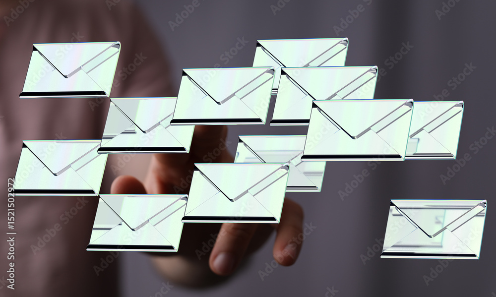Fototapete Seamless email management.  Solutions for inbox overload. Streamline your workflow.